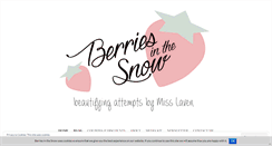 Desktop Screenshot of berriesinthesnow.com